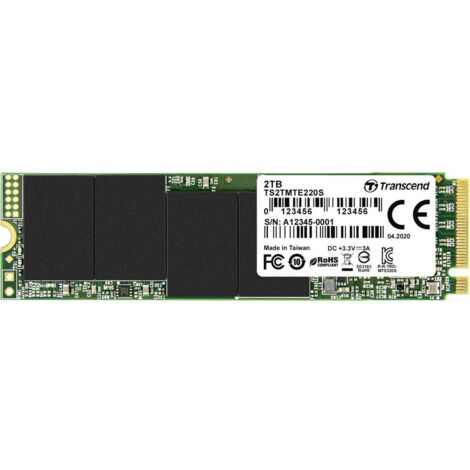 Transcend 220S M.2 2 To PCI Express 3.0 3D NAND NVMe