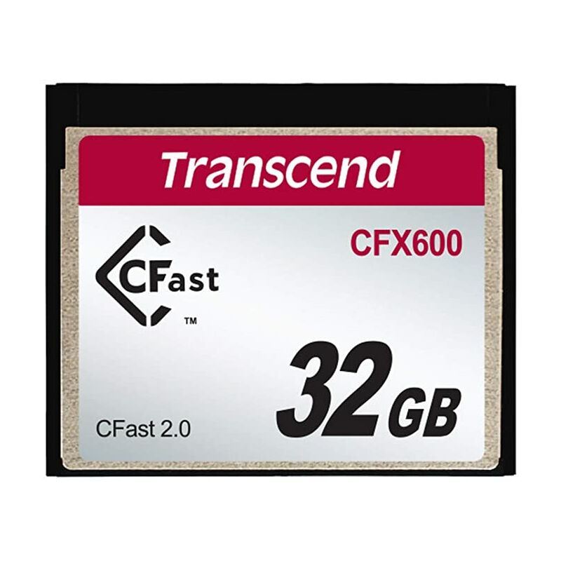 

32GB CFX600 CFast 2.0 Memoria Flash SATA MLC - Tarjeta de Memoria (32 GB, SATA, MLC, 512 MB/s, 160 MB/s, Negro) - Transcend