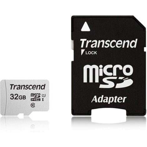 Transcend microSDHC 300S-A  32GB Class 10 UHS-I U1