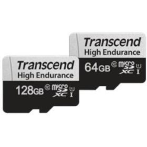 Transcend microSDXC 350V 64GB memoria flash Classe 10 NAND