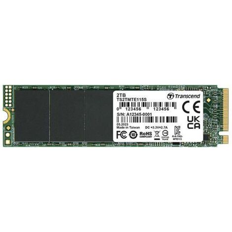 Transcend PCIe SSD 115S M.2 250 GB PCI Express 3.0 3D NAND NVMe