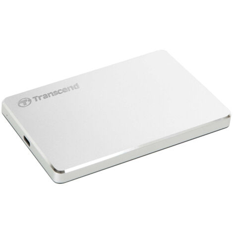 Transcend StoreJet 25C3S disco rigido esterno 2 TB Argento
