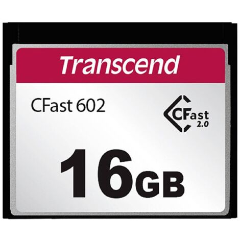 Transcend TS16GCFX602 mémoire flash 16 Go CFast 2.0 MLC