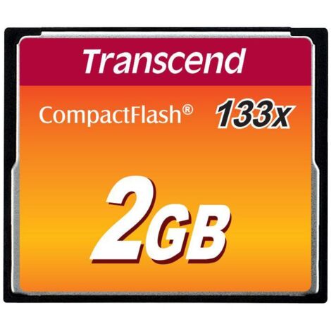 Transcend TS2GCF133 memoria flash 2 GB CompactFlash MLC
