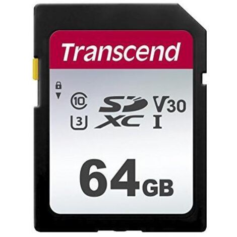 Transcend TS64GSDC300S memoria flash 64 GB SDXC NAND Classe 10