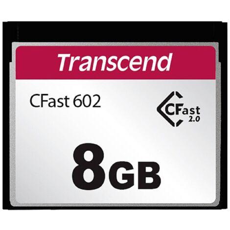 Transcend TS8GCFX602 mémoire flash 8 Go CFast 2.0 MLC