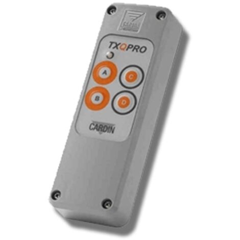 Transceptor S504 4 Canales Funciones Con Antena Interna CARDIN TXQPRO504BD-4