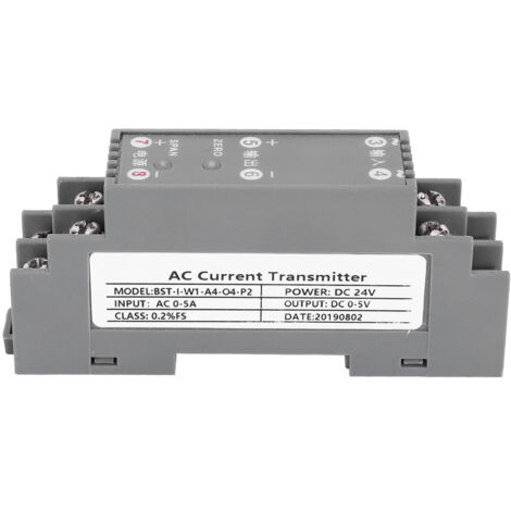 Transducteur de courant AC 24V DC pour installations moyenne tension, haute immunité aux perturbations
