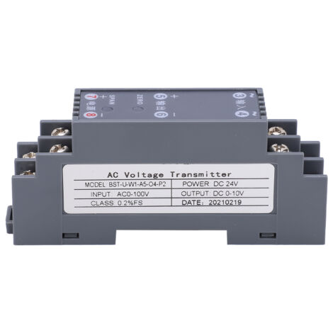 Transducteur de Tension AC vers DC 0‑10V, Isolateur de Signal et Capteur 0‑100VAC