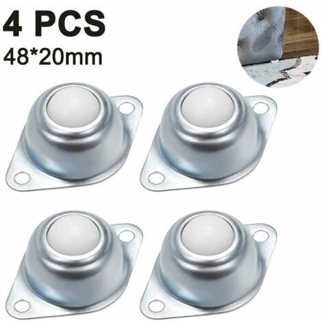Transforma tus muebles en objetos móviles con estos 4 rodamientos de nylon – perfectos para maletas, muebles y estanterías