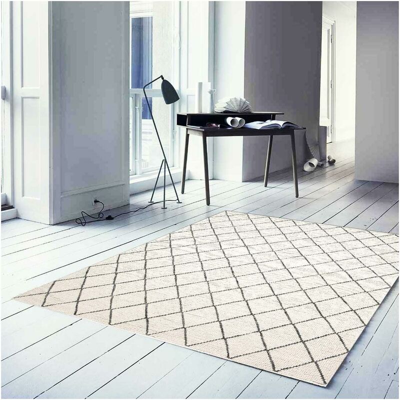 

Ligne Pure - Transformar 7 1A2T Diseño alfombra en lana blanca - Blanc