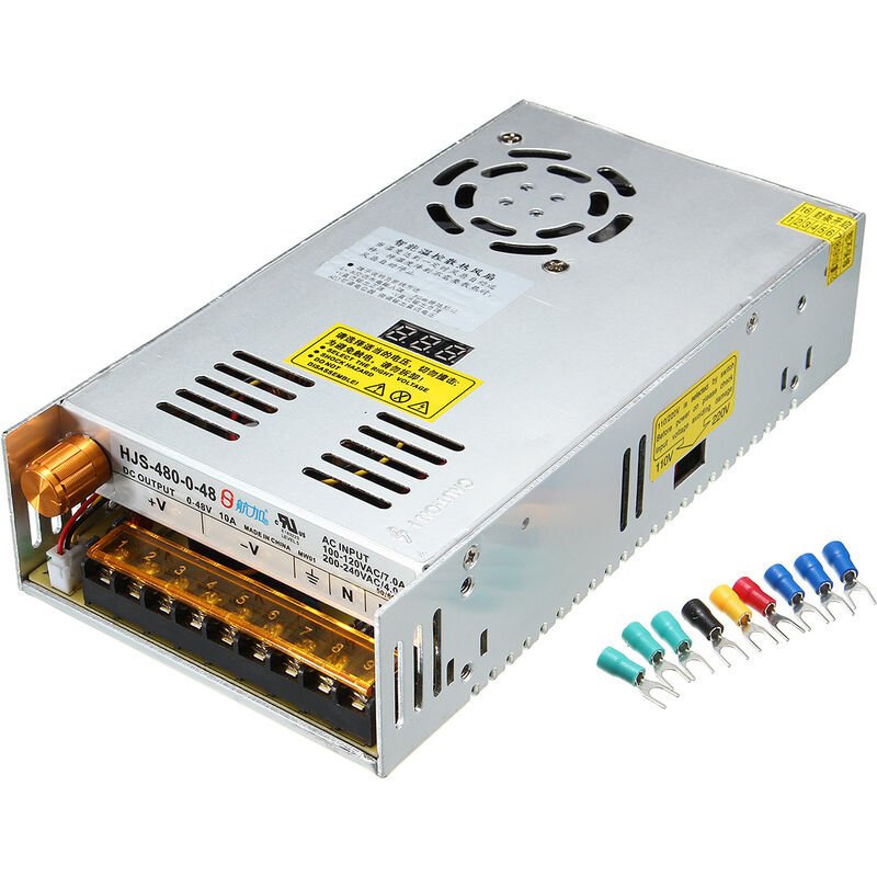 

Transformador 10A 480W AC110V-220V Ver DC12-48V Unidad de fuente de alimentación principal para tira de LED