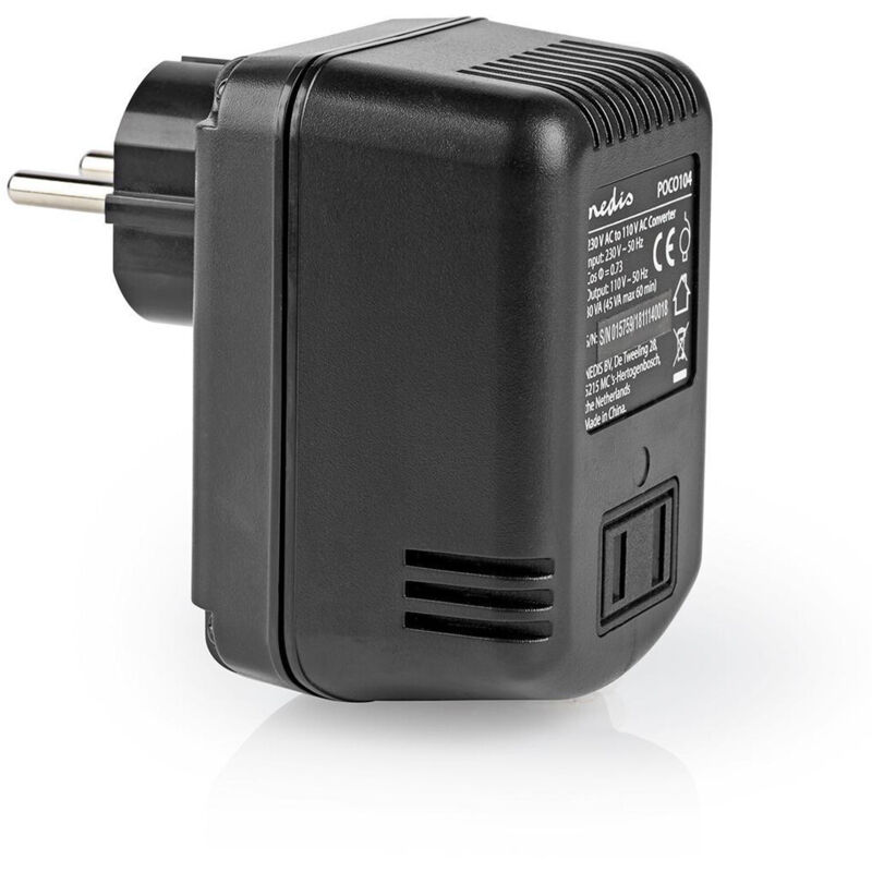 

Transformador 50W entrada 220V - salida 110V (Nedis POCO104)