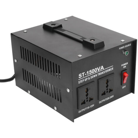 Transformador de CA con múltiples protecciones, regulador de voltaje, fuente de alimentación de 1500 W.