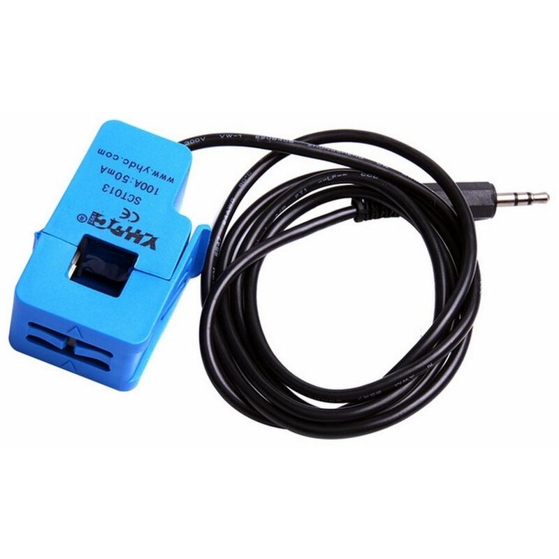 

Transformador de corriente de CA YHDC Abrazadera Spit-Core SCT013 5A-100A / 50mA, 1V