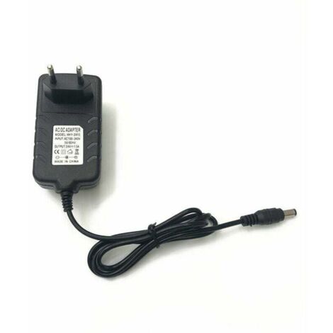 Transformador de red de 24 W, 24 V, 1,5 A con enchufe de 220 V a 24 V CC, negro (24 W, 24 V, 1,5 A), lámpara de uñas LED SUNone con enchufe de pared e interruptor de corriente constante