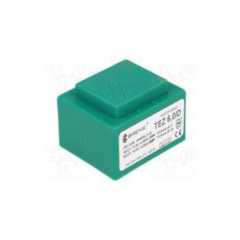 Transformador Encapsulado Salida 10,5vac 6va Entrada 230vac Tez6/d/10.5v