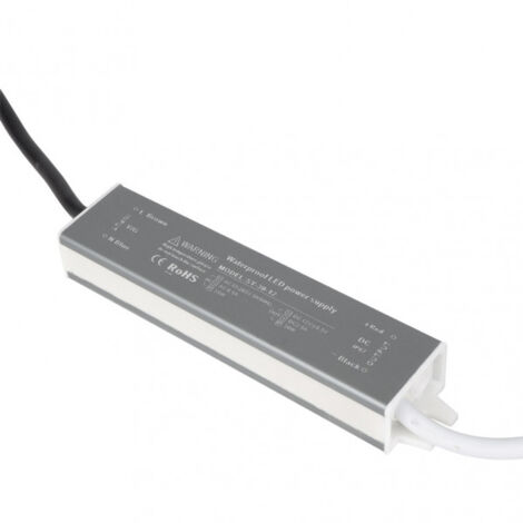 Transformador estanco 30w 12v ip68 2x3x14 cm