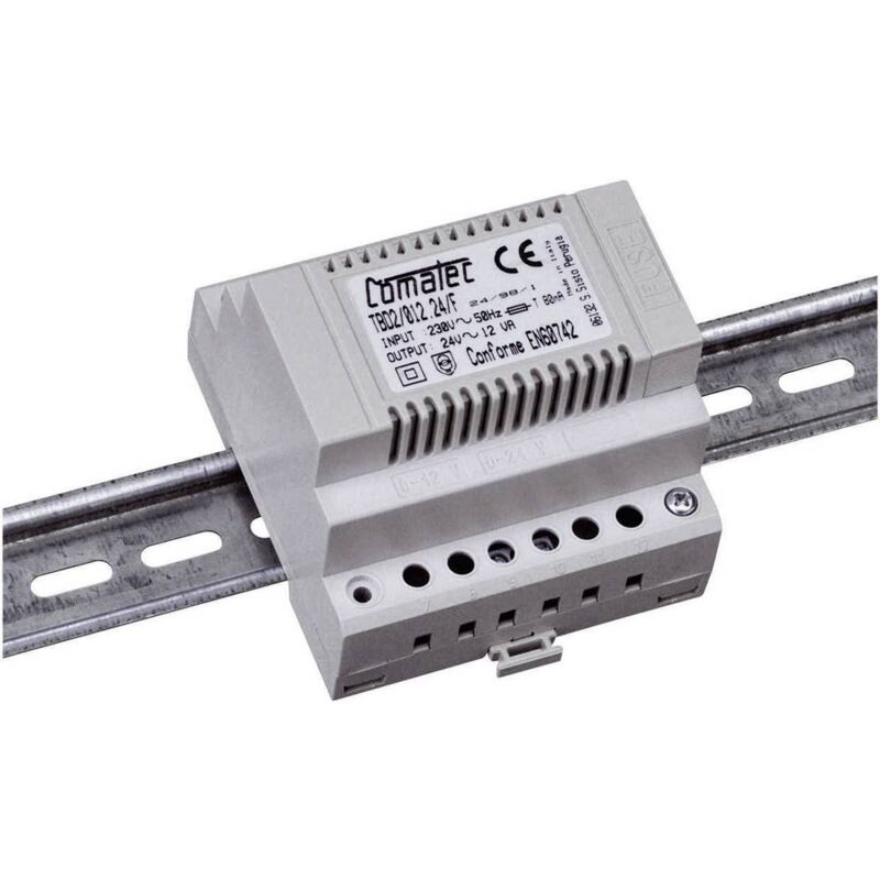 Comatec - Transformateur 230 v ac - 24 v ac 0,75A rail din 3 modules