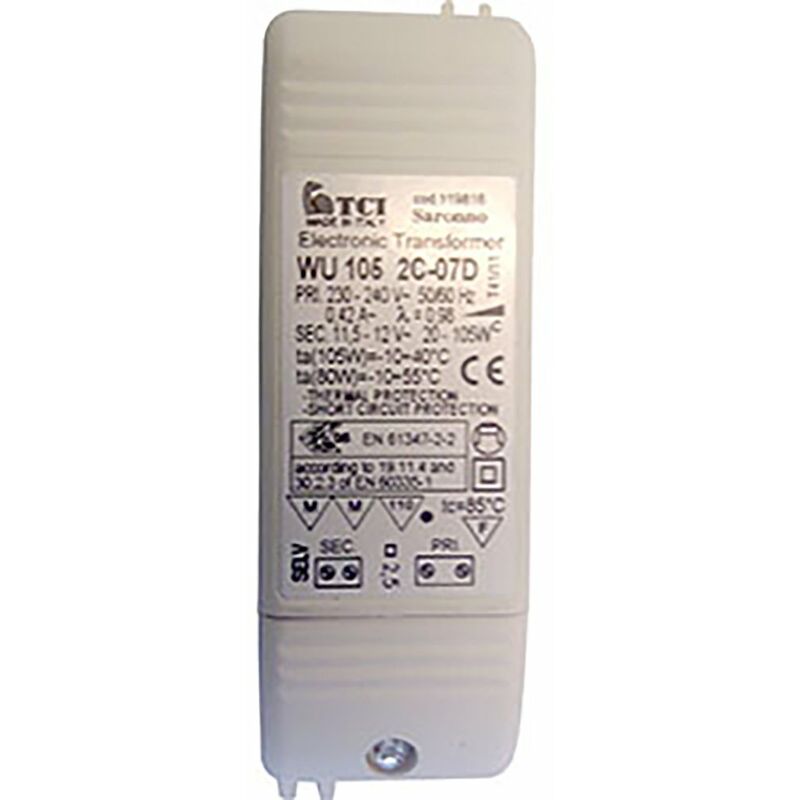 Airlux - transformateur 240V/12V 105W 85°/50HZ pour hotte best ...