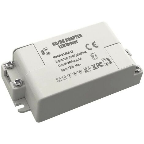 Letaron AED08-350ILS Transformateur LED pour transformateur 8 W 350 mA 9-24 V 