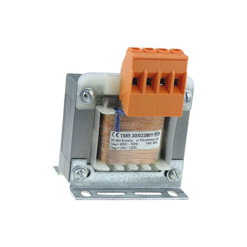 Transformateur Alimentation Entrée 400vac Sortie 24vac 30va Tmb30/400/24v
