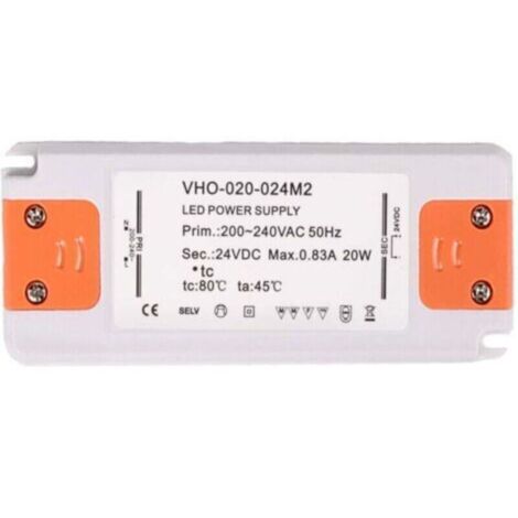 Transformateur d'alimentation LED - 20W, 12V DC, 1.67A - Tension constante pour les bandes LED et G4, MR11, MR16 Ampoules LED 9A33YBL6VB4