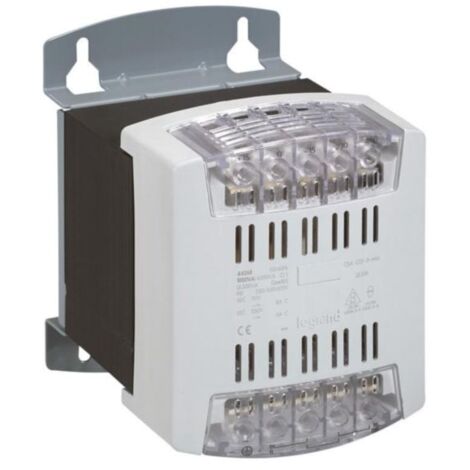 Transformateur de commande et sécurité à connexion à vis primaire 230V à 400V et secondaire 24V - 1000VA - LEGRAND