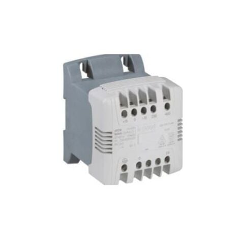Transformateur de commande et sécurité à connexion à vis primaire 230V à 400V et secondaire 24V - 63VA