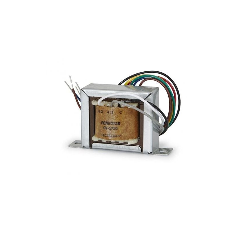 Fonestar - Transformateur de ligne 100V 10W CV-1710, pour haut-parleurs à basse impédance, poids 300 grammes