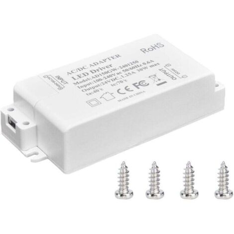 Transformateur de lumière LED 30W DC 24V 1.25A, alimentation à tension constante AC 100‑240V, accessoires d\'éclairage pour bande LED