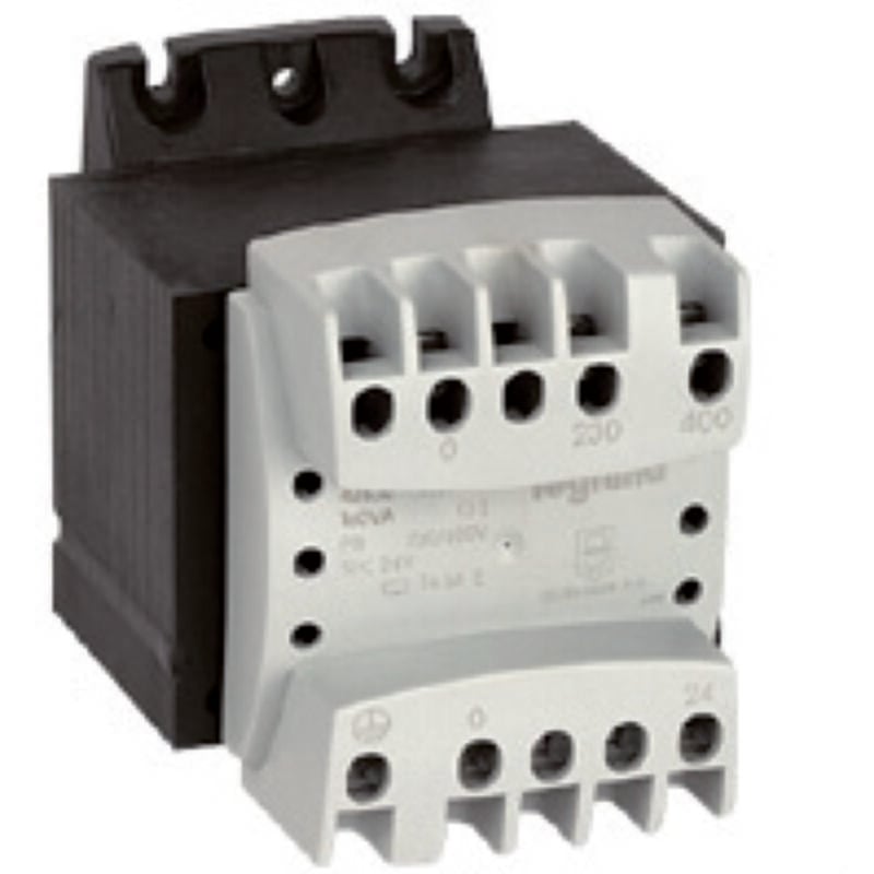 Transformateur de sécurité monophasé - 230/400v vers 24v - 100va