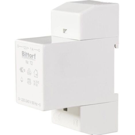 Transformateur de sonnette Bittorf 72 12 V/AC 1 A W850391