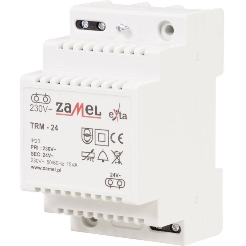 Zamel - Transformateur de sonnette TRM-24 24 v/ac 0.63 a