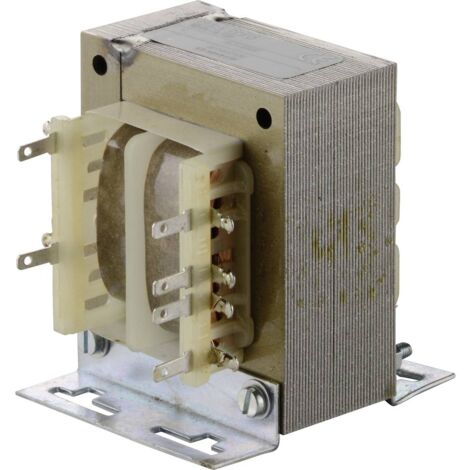 Transformateur d'isolement IZ63 1 x 230 V – 2 x 115 V/AC – 65 VA – 0.28 A – Montage équerre de pied – Elma Tt - AC 65 VA