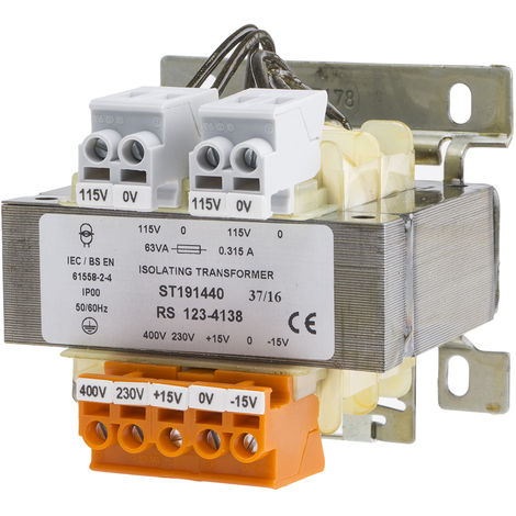 Transformateur modulaire (Rail DIN) 220V vers 12V, 15V ou 17V - 2 ampères -  Visiophonie