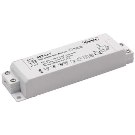 Transformateur électronique halogène 20 à 60W / AC12V