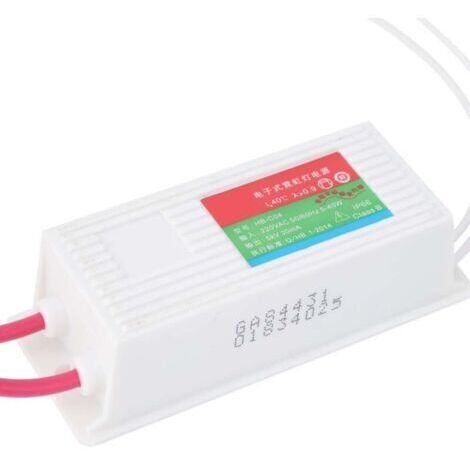 Transformateur électronique pour néon 5KVAC 30mA, alimentation redressée, dimensionné pour des charges de 1 à 5 mètres.