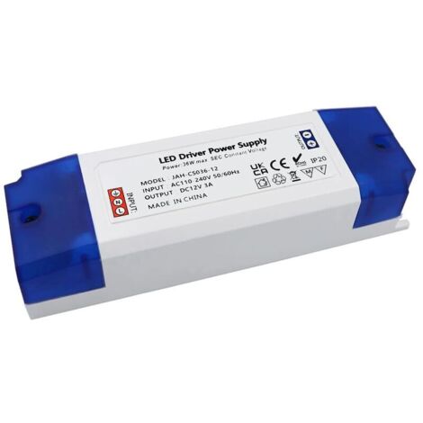 Transformateur LED 12 V,Transformateur LED 230 V à 12 V,pilote de transformateur LED 0-36 W,alimentation à tension constante pour éclairage sous armoire,affichage LED à bande,Ampoules LED MR16 MR11 G4