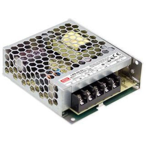 Transformateur LED 220V 24V 50W 2.2A MEAN WELL LRS-50-24