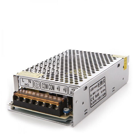 Transformateur LED 230VAC/12VDC 180W 8,5A IP20