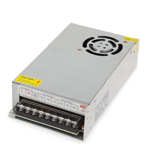 Transformateur LED 230VAC/12VDC 300W 25A IP25 (CP-S-300-12)
