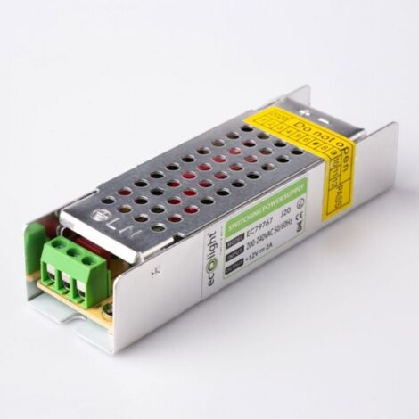 Transformateur LED 25W 12V 2A IP20 SLIM ECO LIGHT