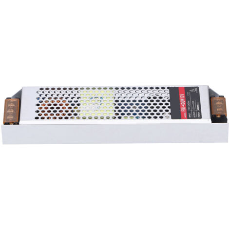Transformateur LED 400W pour éclairage intérieur, alimentation à découpage AC190-240V DC12V pour usage industriel.