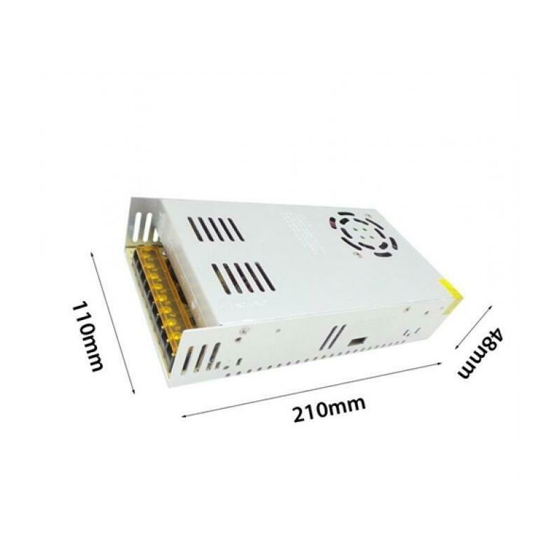 Transformateur led 500w 20a alimentation led 24v dc pour bande et ampoules driver