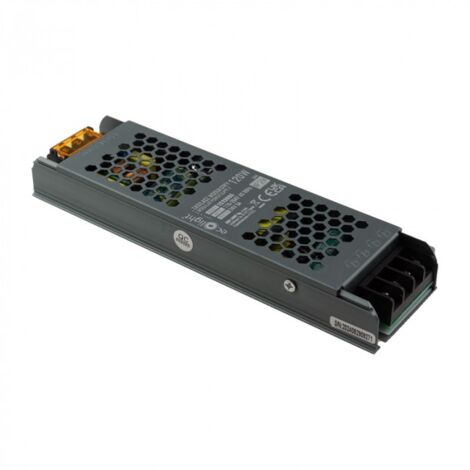Transformateur LED modulaire slim PREMIUM IP20 120W 24V noir Eco Light