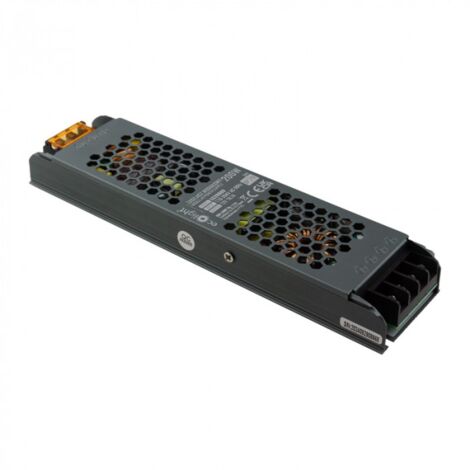 Transformateur LED modulaire slim PREMIUM IP20 200W 12V noir Eco Light