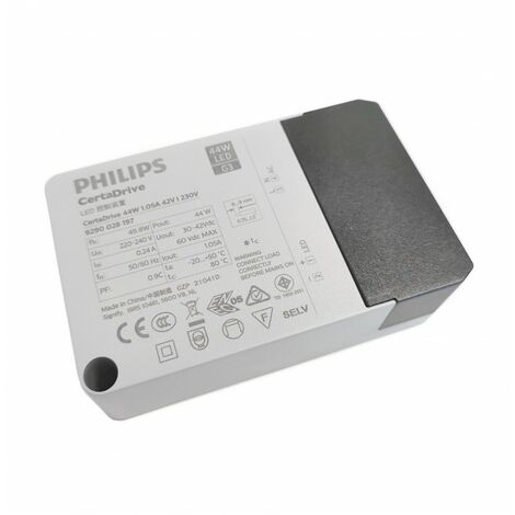 Transformateur LED Philips CertaDrive 44W 1.05A 42V I 230V - Pour Dalle LED