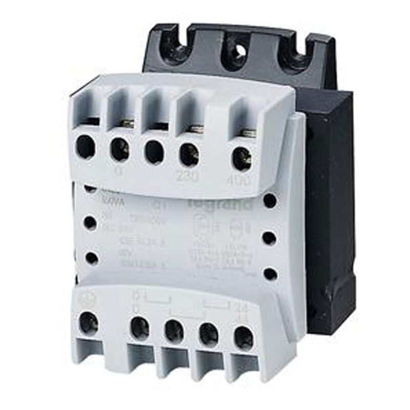 Transformateur Legrand d'isolement et de sécurité COMPACT 50 VA 642301