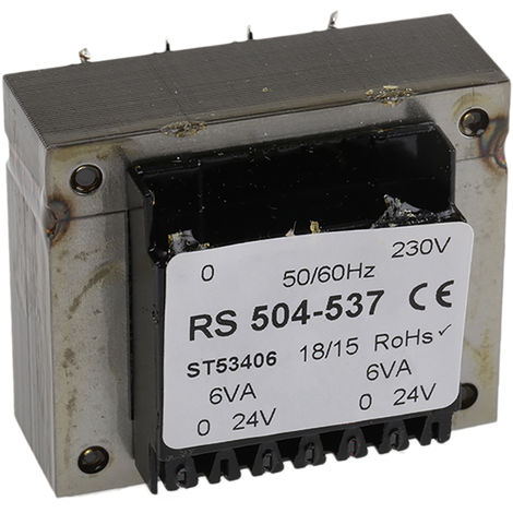 Transformateur 220/230 Volt vers 24 Volt en 0.8 ampères WelcomeEye Power,  pour tableau électrique (rail DIN) - Visiophonie